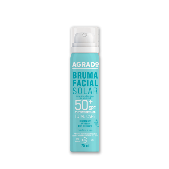 Comprar protector solar facial bruma perfumerias laguna agrado SPF50