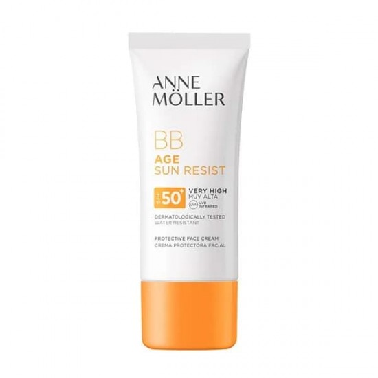 Comprar protector solar facial con color perfumerias laguna Anne Moller SPF50