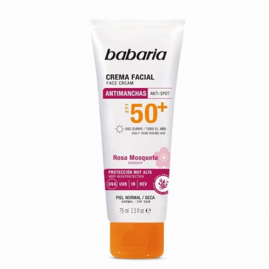 Comprar protector solar facial antimanchas perfumerias laguna babaria SPF50