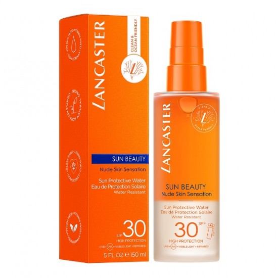 comprar perfumerias laguna protector solar lancaster Sun Beauty Protective Water SPF 30 50